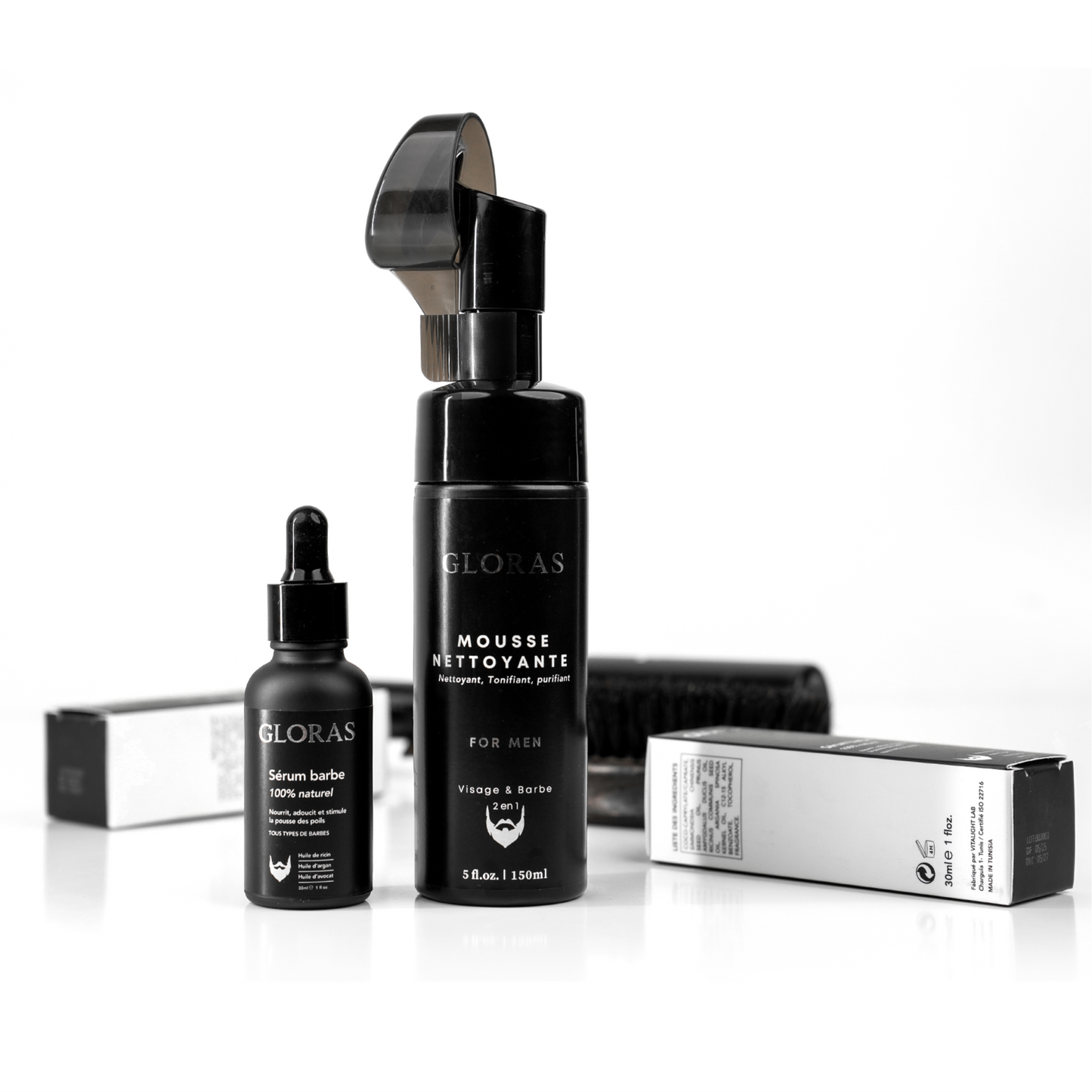 Sérum à Barbe GLORAS – Hydratation, Nutrition & Brillance