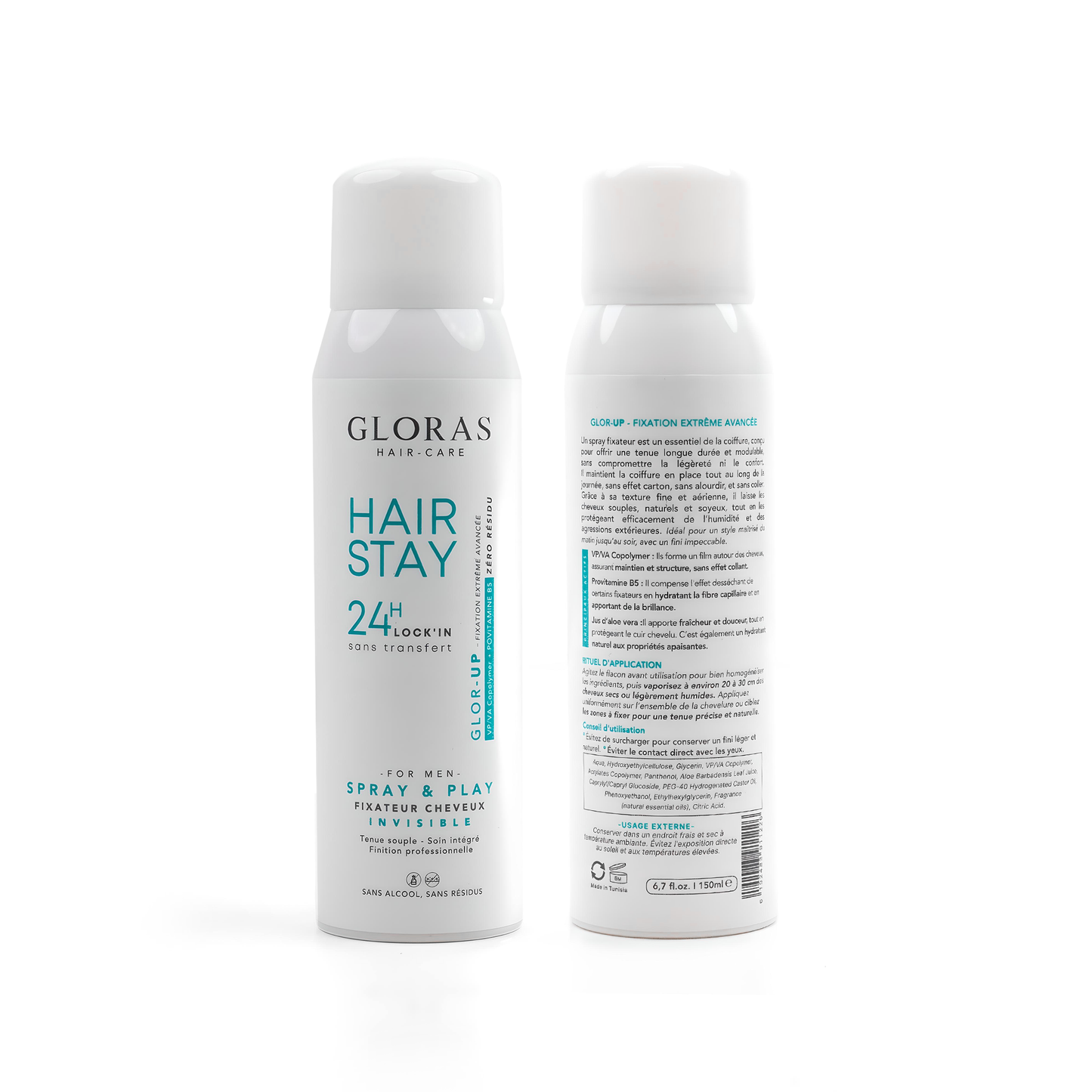 GLORAS Fixateur Cheveux – HAIR STAY 24H