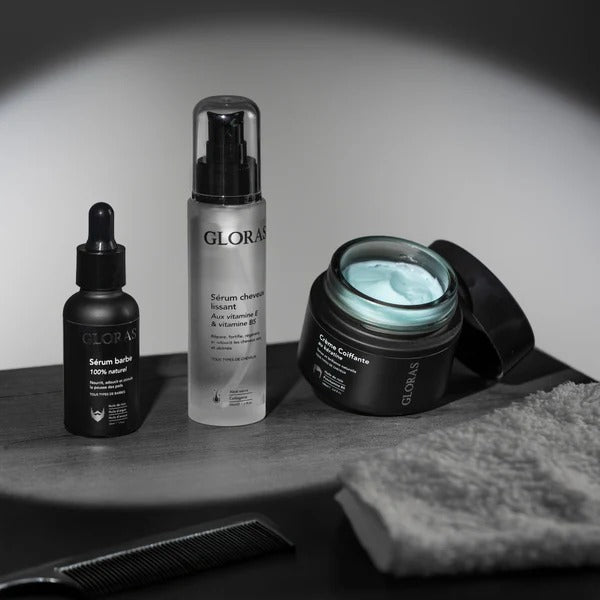 Coffret de soin barbe et cheveux FULL CARE - GLORAS