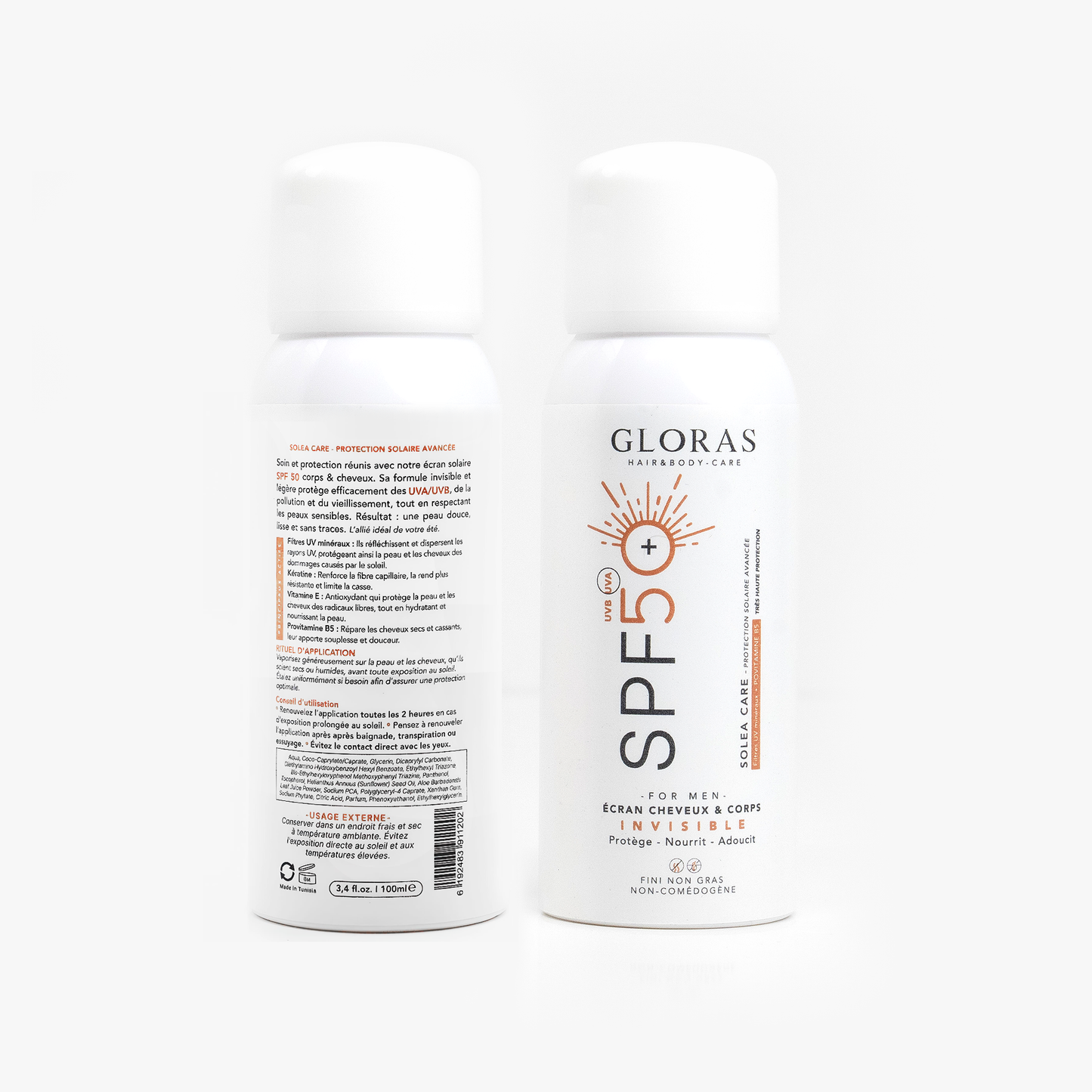 GLORAS Haute Protection 2en1 – Cheveux & Corps