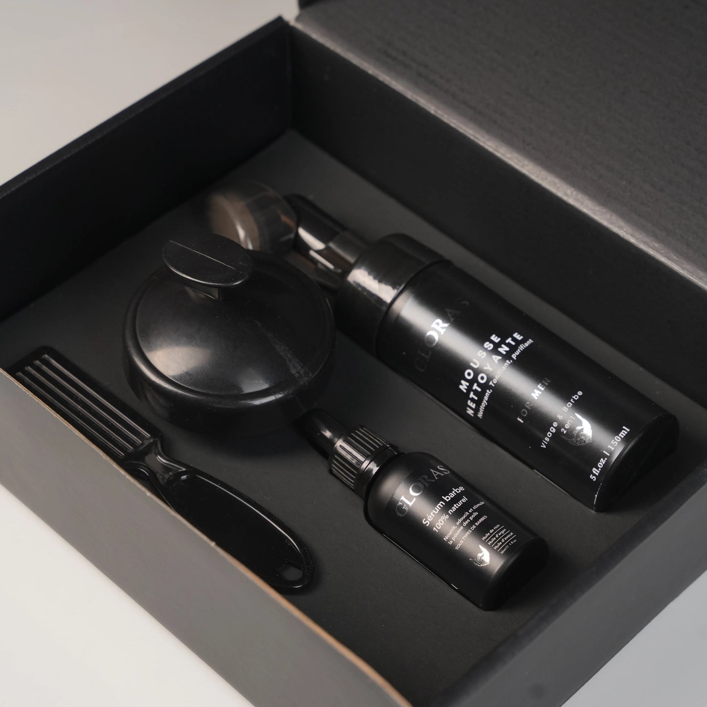 Coffret de Soin Barbe – العناية باللحية | OFFRE : 2 Brosses GRATUITES