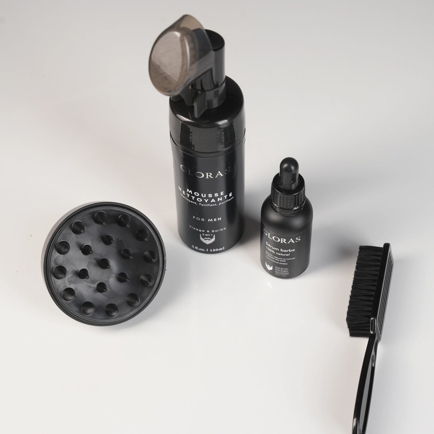 Coffret de Soin Barbe – العناية باللحية | OFFRE : 2 Brosses GRATUITES