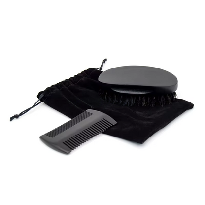 Kit Brosse & Peigne en Bois Naturel – GLORAS