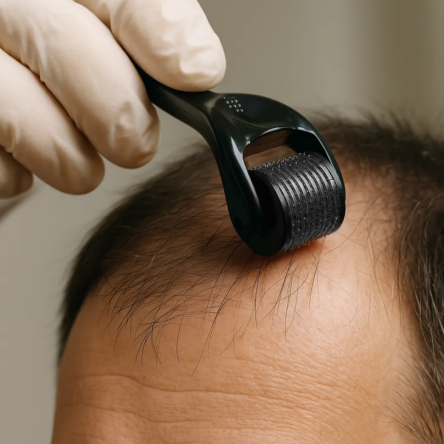 GLORAS Derma Roller 0.5 mm – 540 Aiguilles en Titane