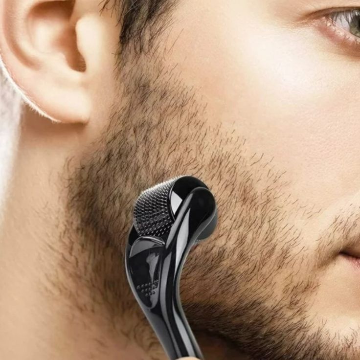 GLORAS Derma Roller 0.5 mm – 540 Aiguilles en Titane