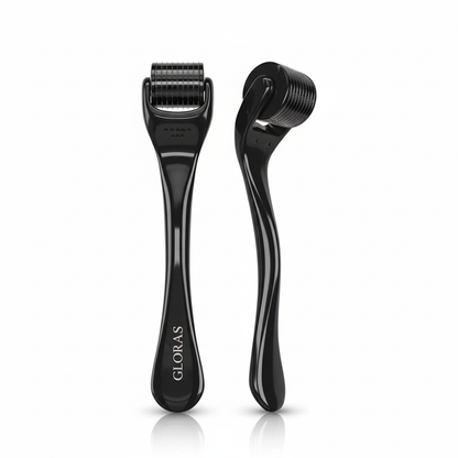 GLORAS Derma Roller 0.5 mm – 540 Aiguilles en Titane