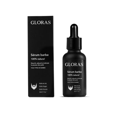 Sérum à Barbe GLORAS – Hydratation, Nutrition & Brillance