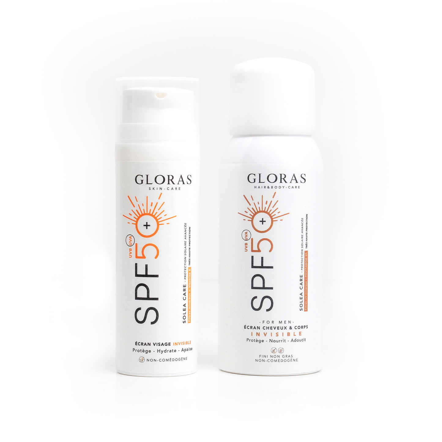 GLORAS Pack Protection complète 3en1 – Visage, Corps & Cheveux