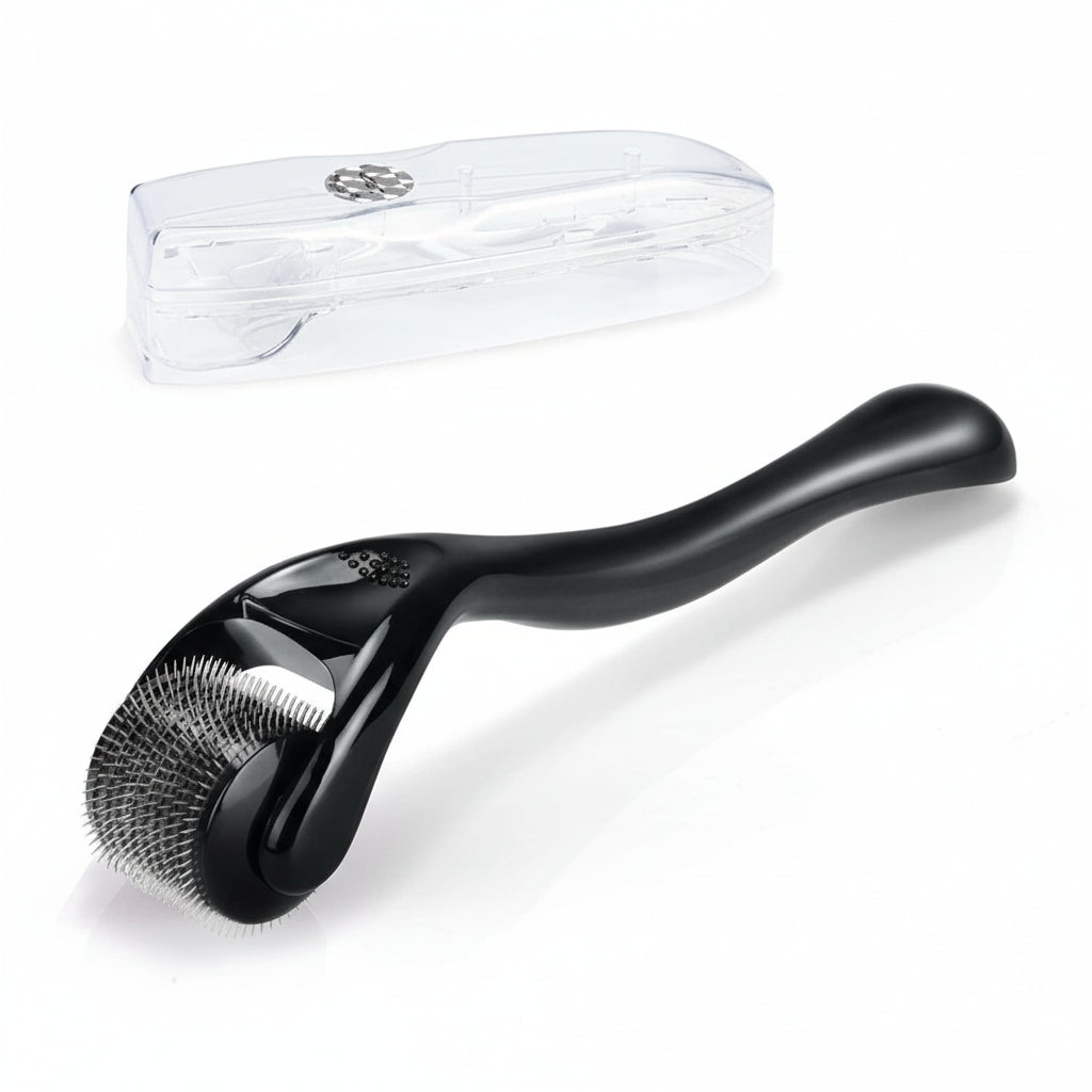 GLORAS Derma Roller 0.5 mm – 540 Aiguilles en Titane